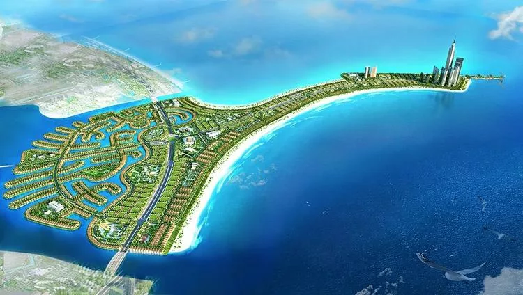 Phối cảnh dự án Khu đô thị lấn biển Cần Giờ