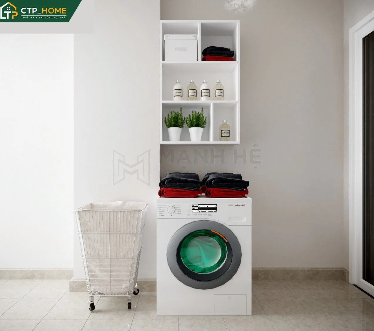 Hoàn thiện thiết kế nội thất chung cư Mia Trung Sơn 65m2 sau thi công bởi CTP_HOME