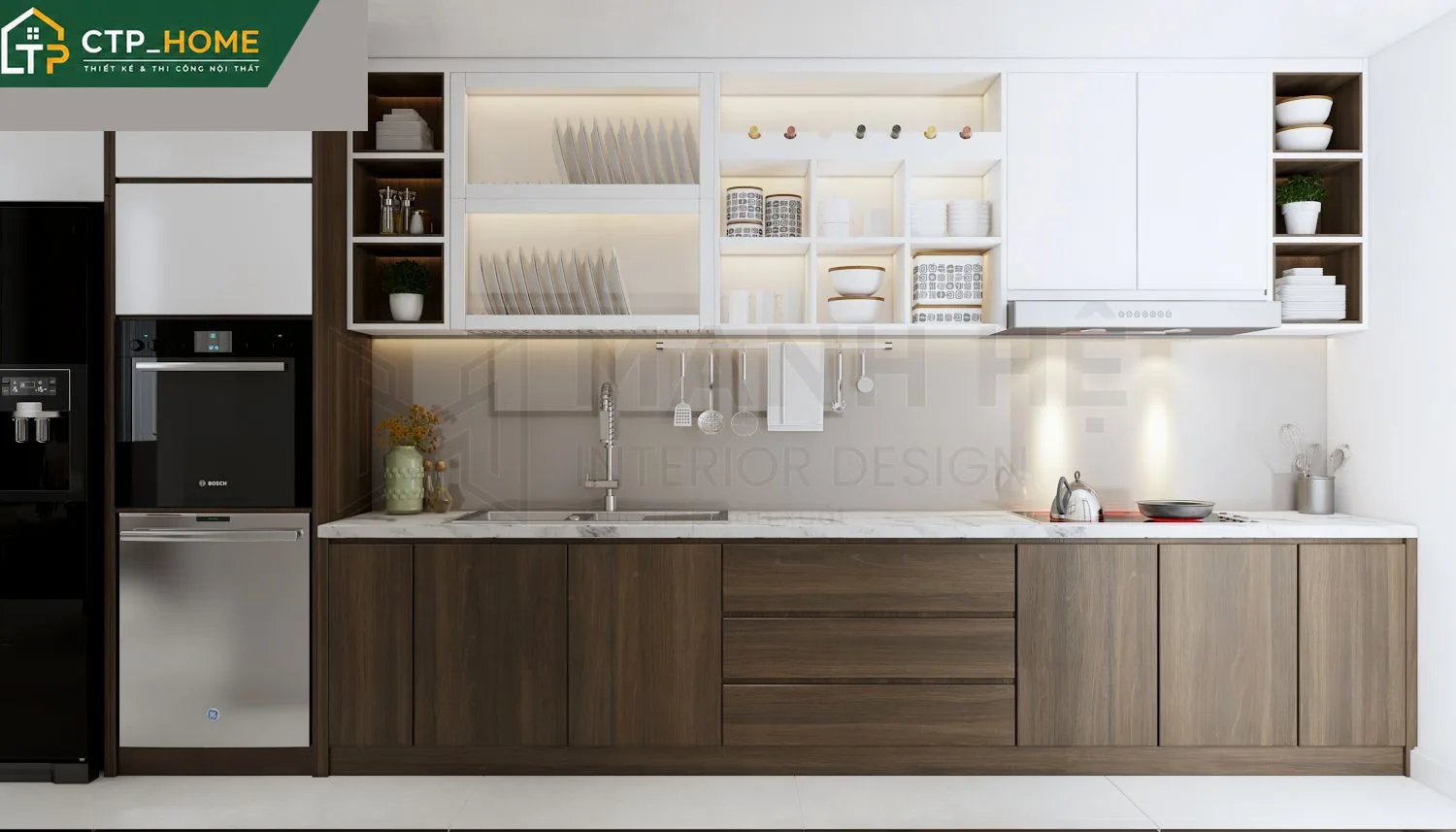Phòng ngủ master chung cư Emerald Celadon 130m2 với thiết kế nội thất sang trọng và tiện nghi