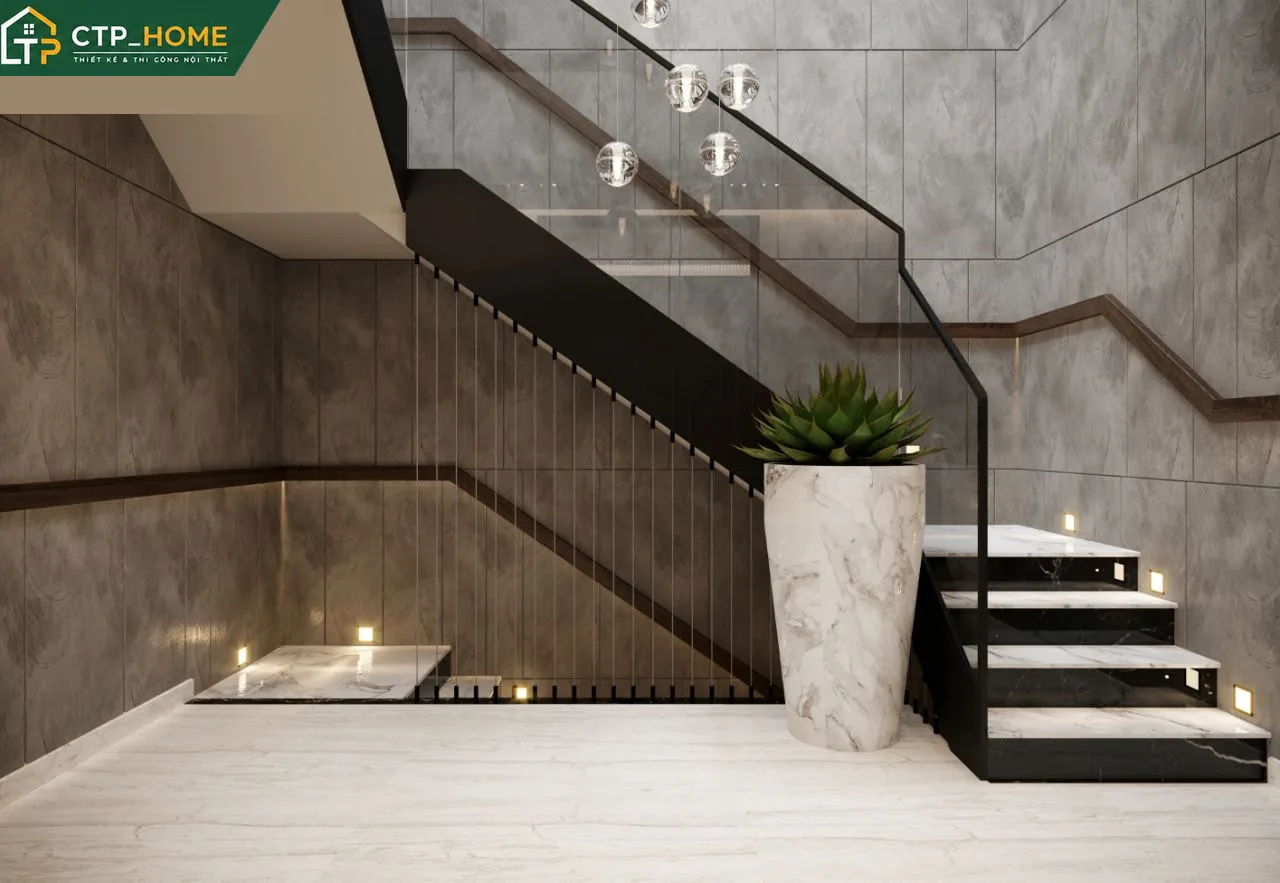 Toàn cảnh không gian nội thất biệt thự liền kề Nine South Nhà Bè sau khi hoàn thiện bởi CTP_HOME
