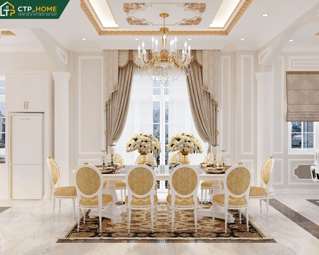 Thiết kế nội thất biệt thự Đà Lạt 68m2 2 tầng phong cách hiện đại