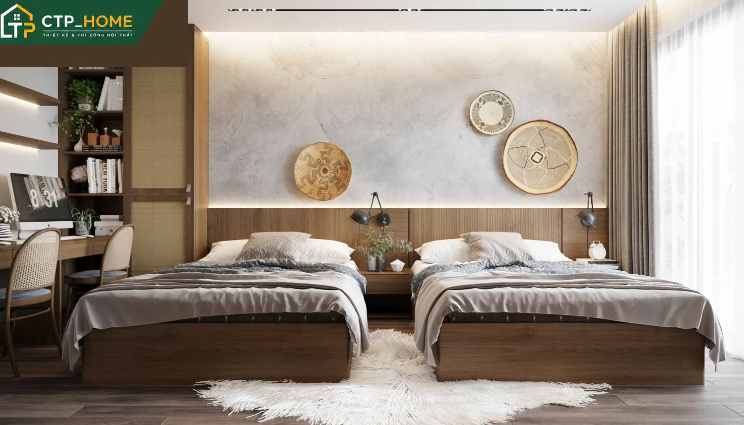 Cầu thang kính cường lực giúp đón ánh sáng tự nhiên cho ngôi nhà