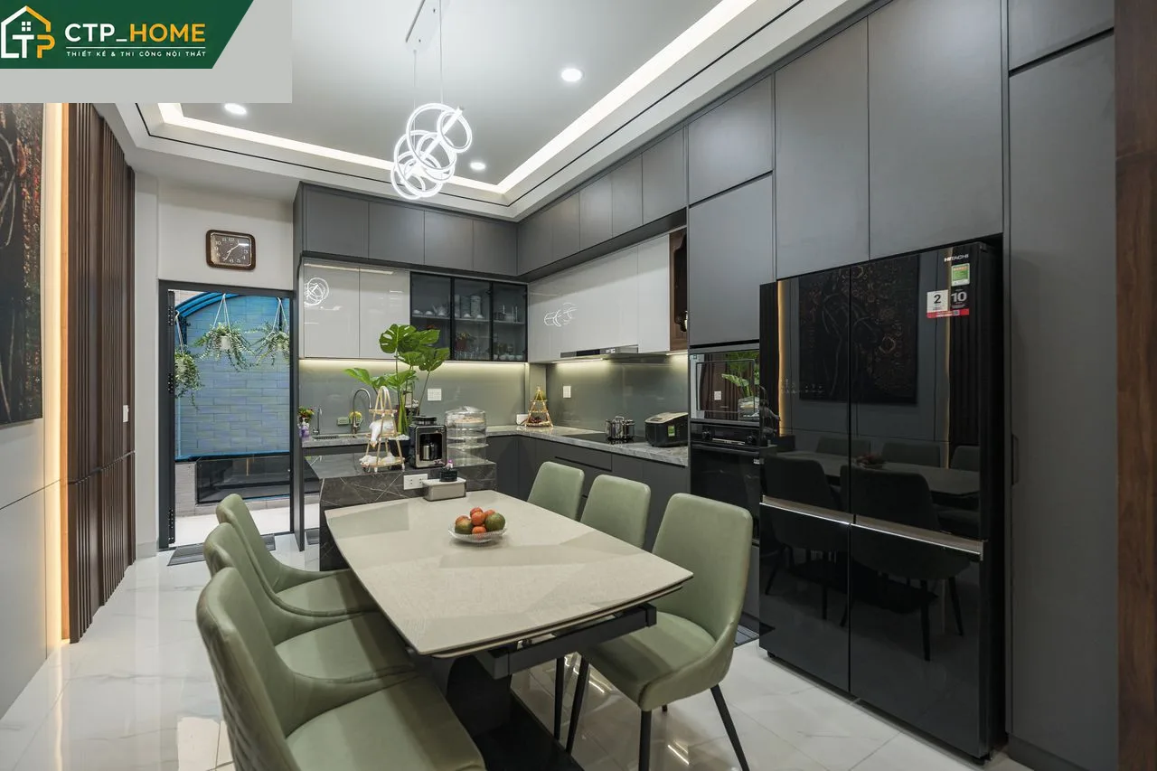Khu vực phòng đa năng tầng 3 nhà phố Bình Tân