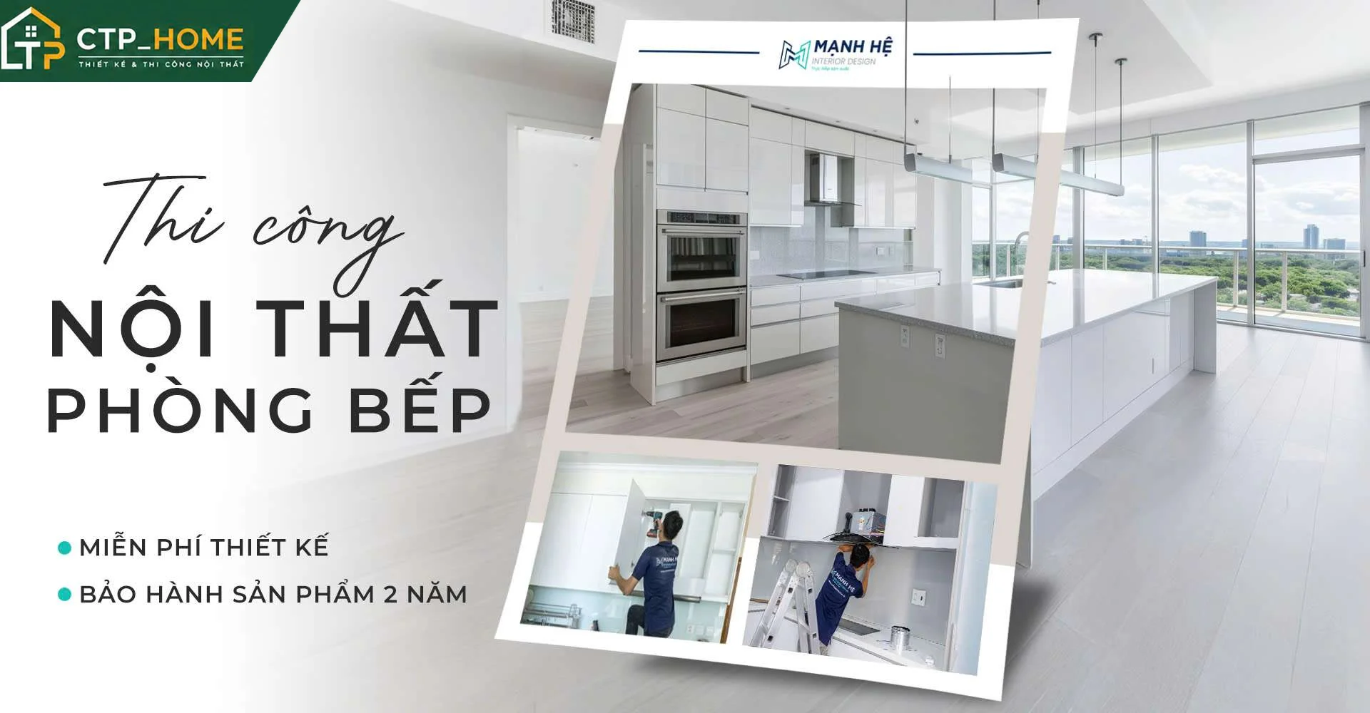 Tổng quan dịch vụ thi công nội thất phòng bếp hiện đại tại TP.HCM