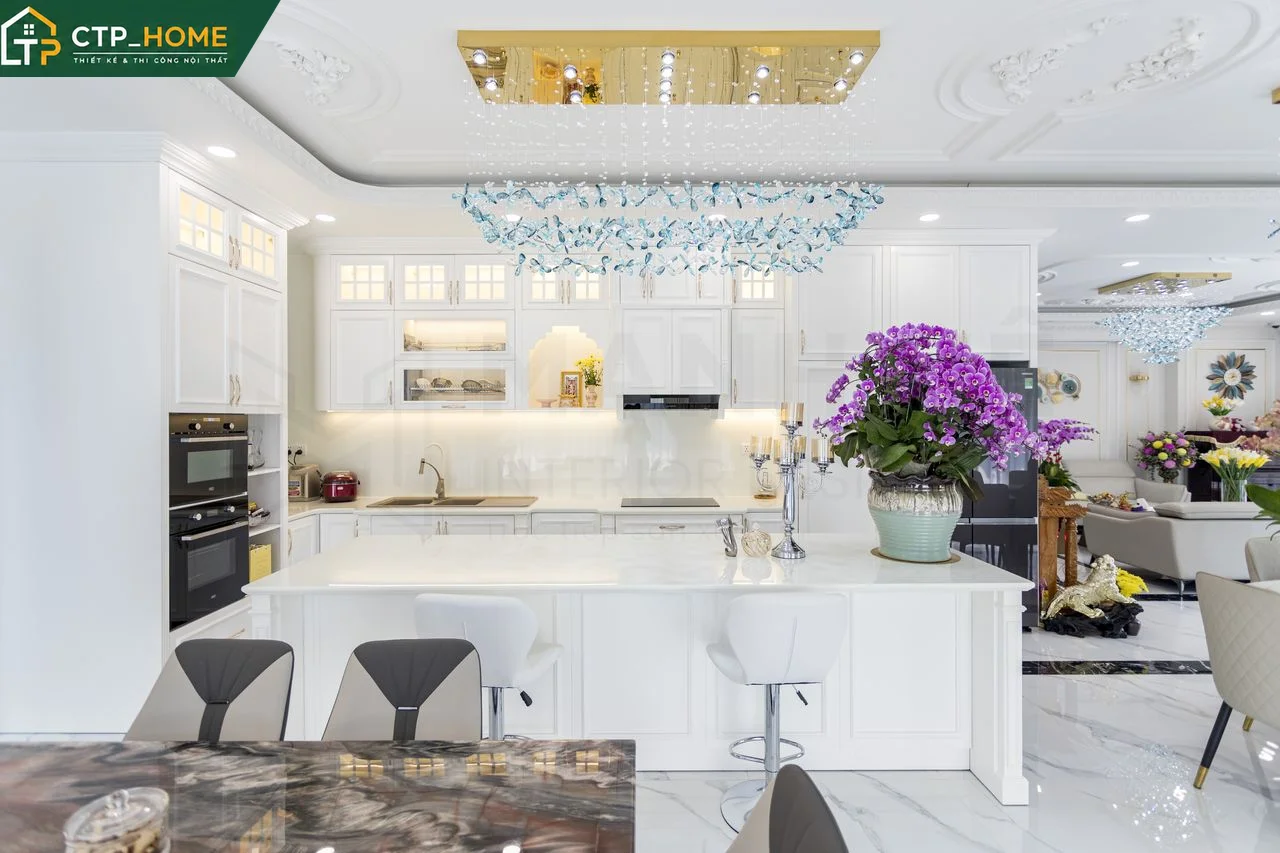 Vật liệu thi công nội thất phòng bếp cao cấp và tối ưu chi phí tại CTP_HOME