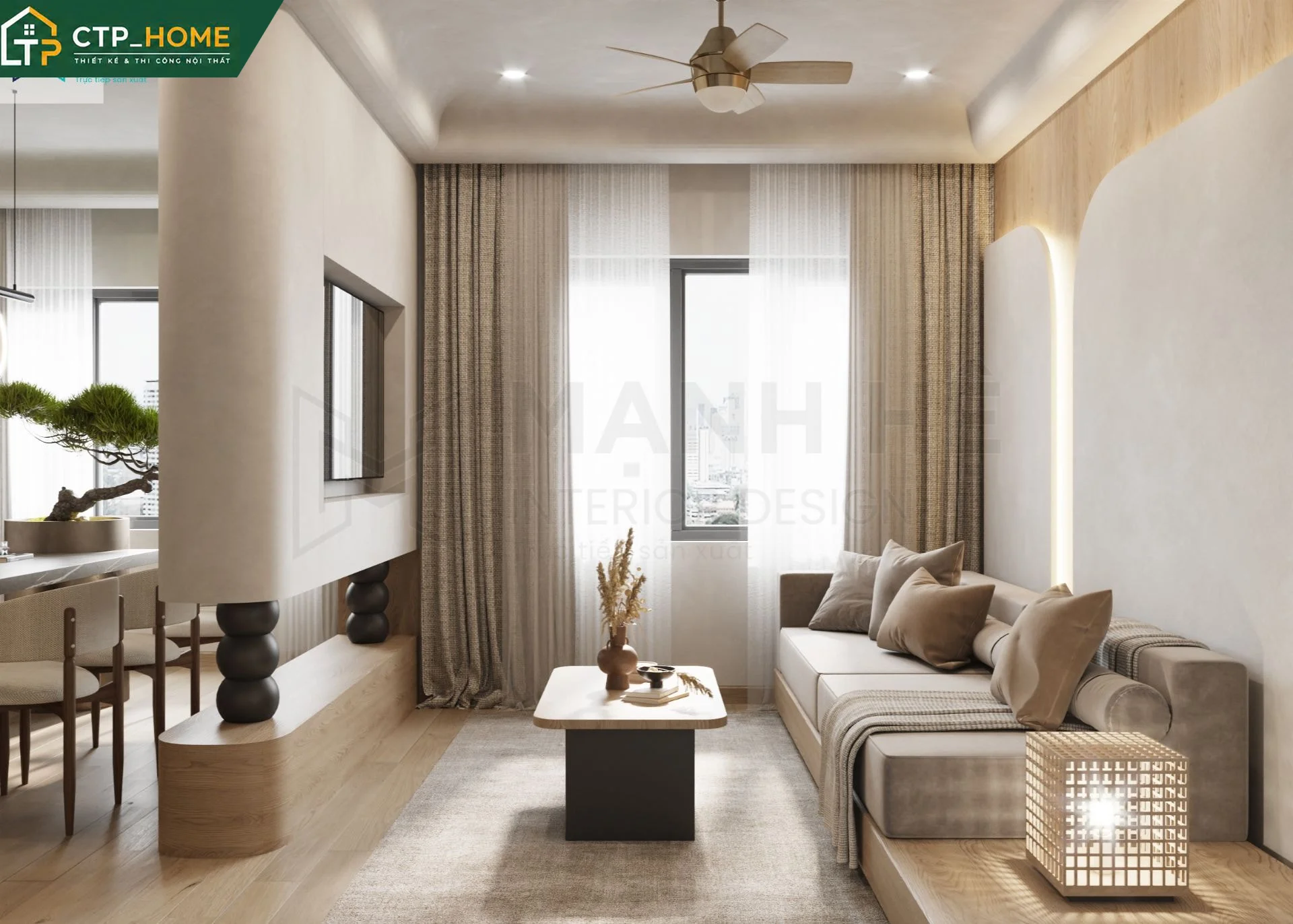 Tổng quan dịch vụ Thiết kế nội thất chung cư tại CTP_HOME – không gian sống hiện đại, cá nhân hóa cho căn hộ tại TP.HCM