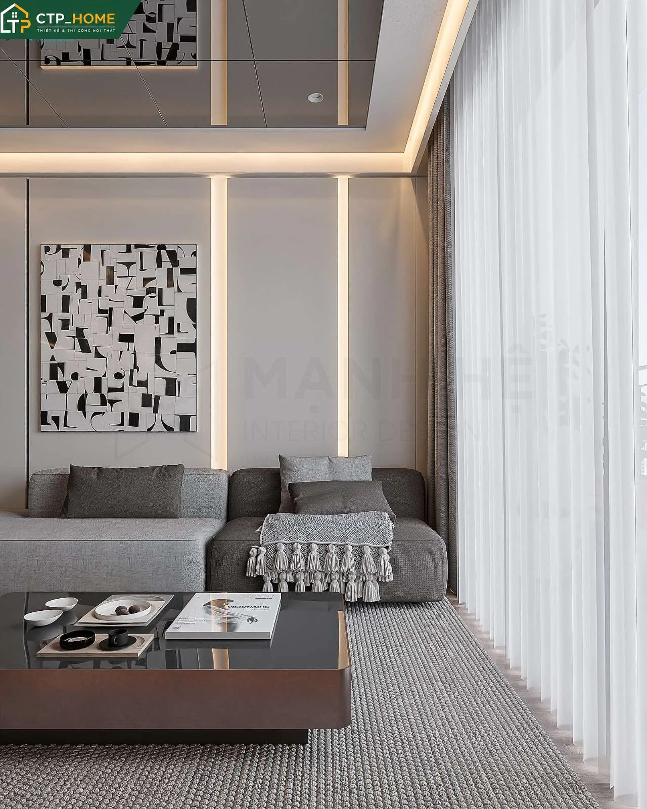 Quy trình Thiết kế nội thất chung cư chuyên nghiệp của CTP_HOME tại TP.HCM: từ khảo sát đến bàn giao