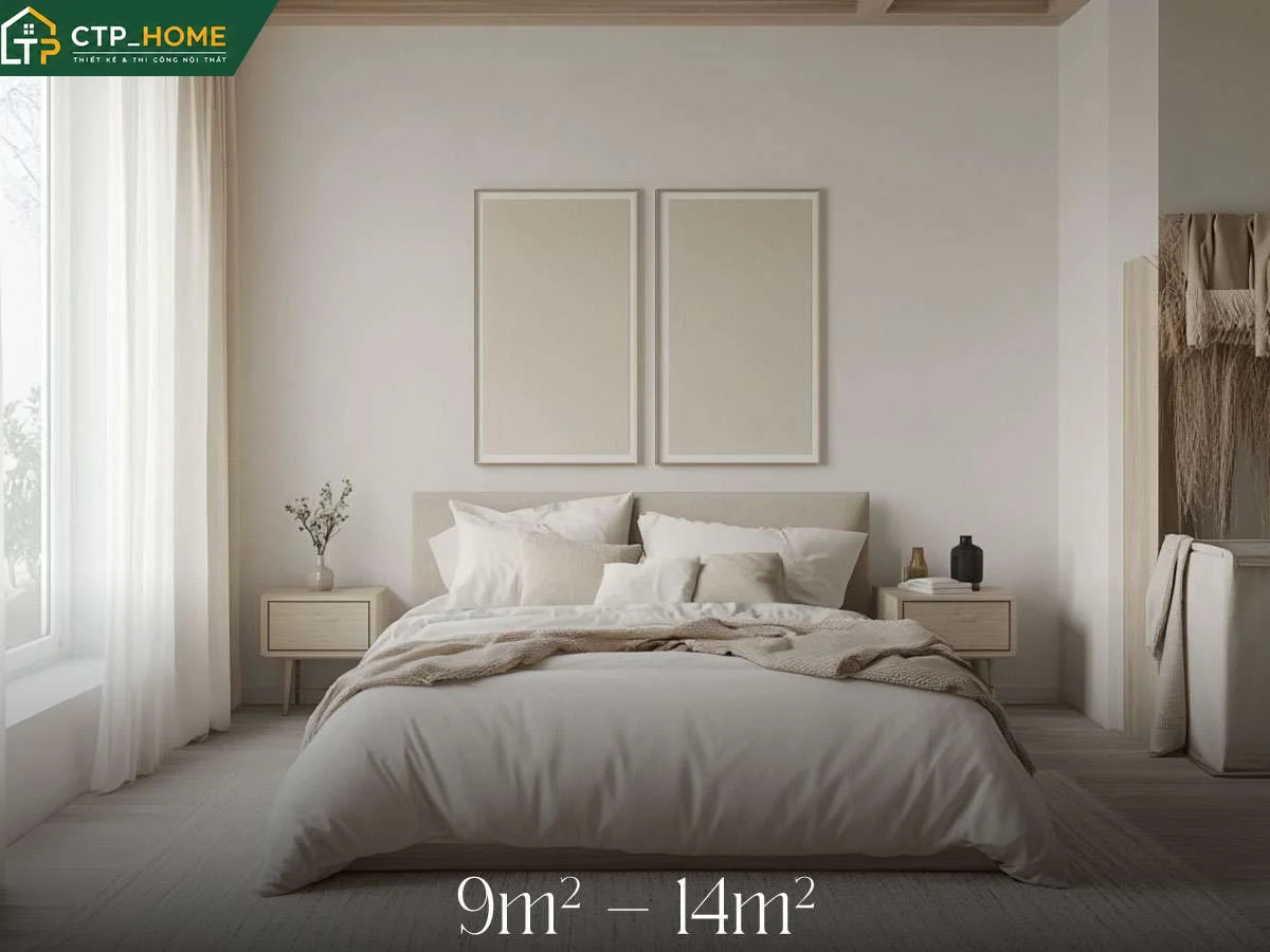 So sánh trực quan 3 phong cách: hiện đại, tân cổ điển và tối giản trong thiết kế phòng ngủ do CTP_HOME thực hiện