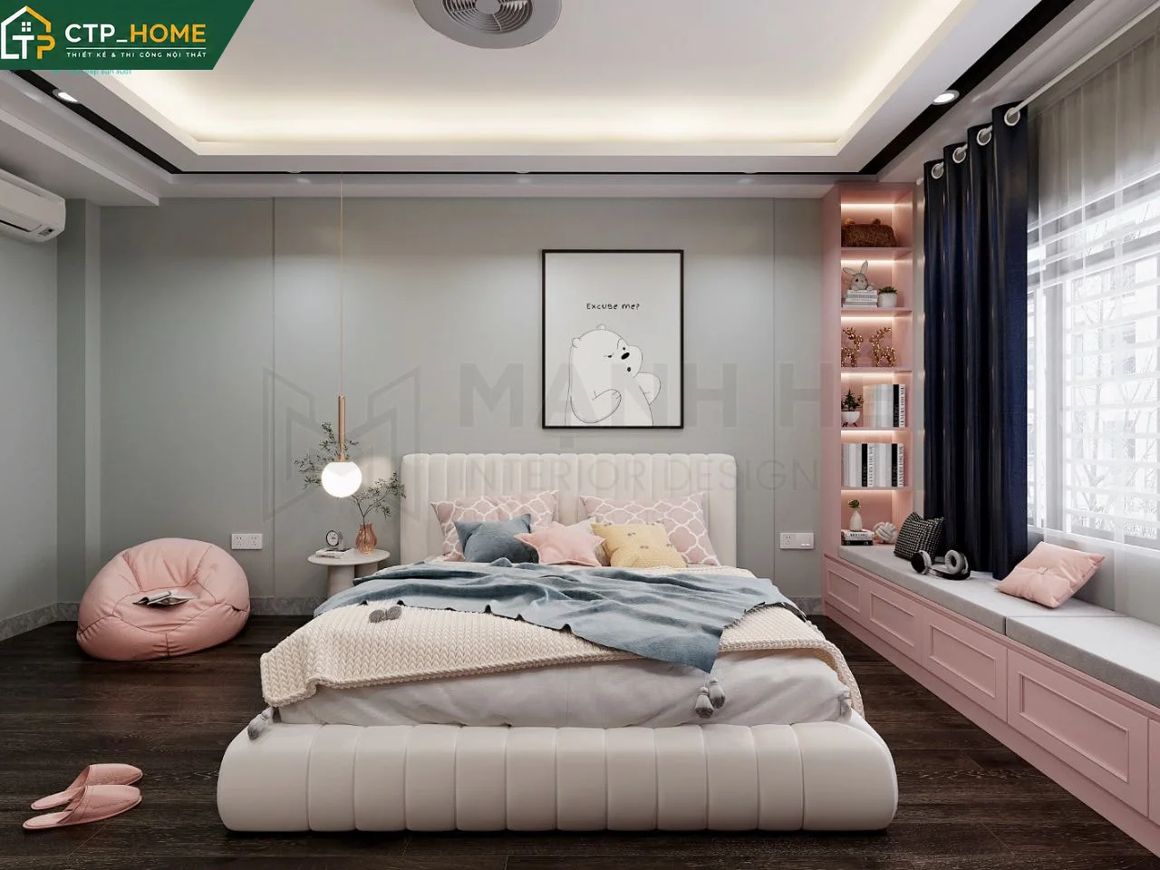 So sánh 3 phong cách thiết kế nội thất phòng trẻ em: hiện đại, tân cổ điển và tối giản