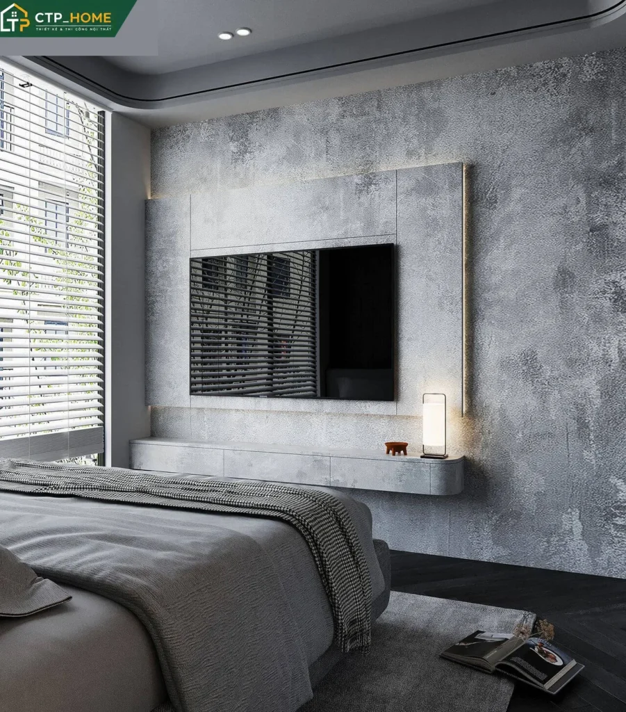 Thiết kế nội thất chung cư Akari City 55m2 2 phòng ngủ hiện đại - Ảnh 6