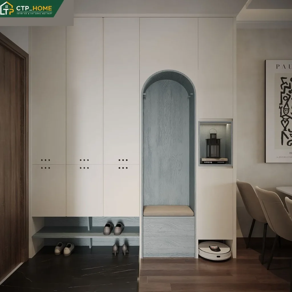 Thiết kế nội thất chung cư Akari City 99m2 3 phòng ngủ hiện đại tại TP.HCM - Ảnh 9