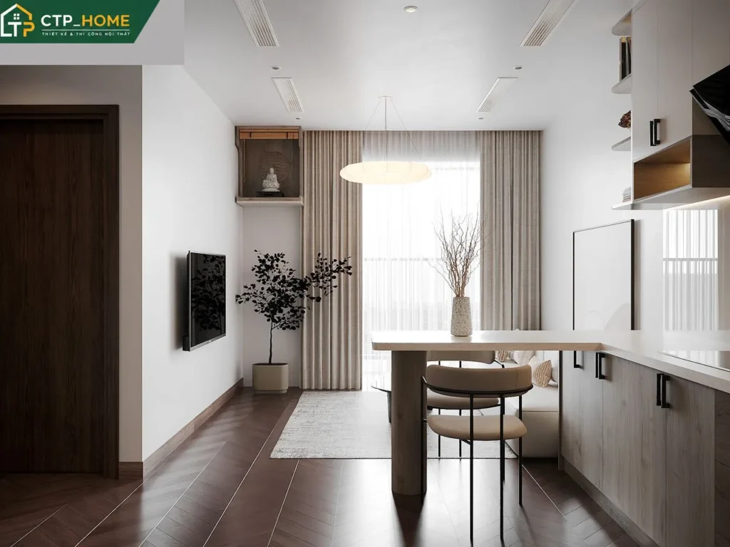 Thiết Kế Nội Thất Chung Cư Beverly Solari 49m2 Hiện Đại - Ảnh 1