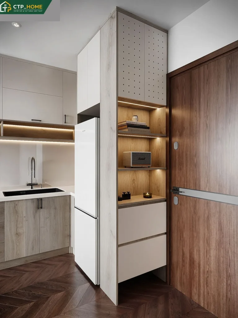 Thiết Kế Nội Thất Chung Cư Beverly Solari 49m2 Hiện Đại - Ảnh 4