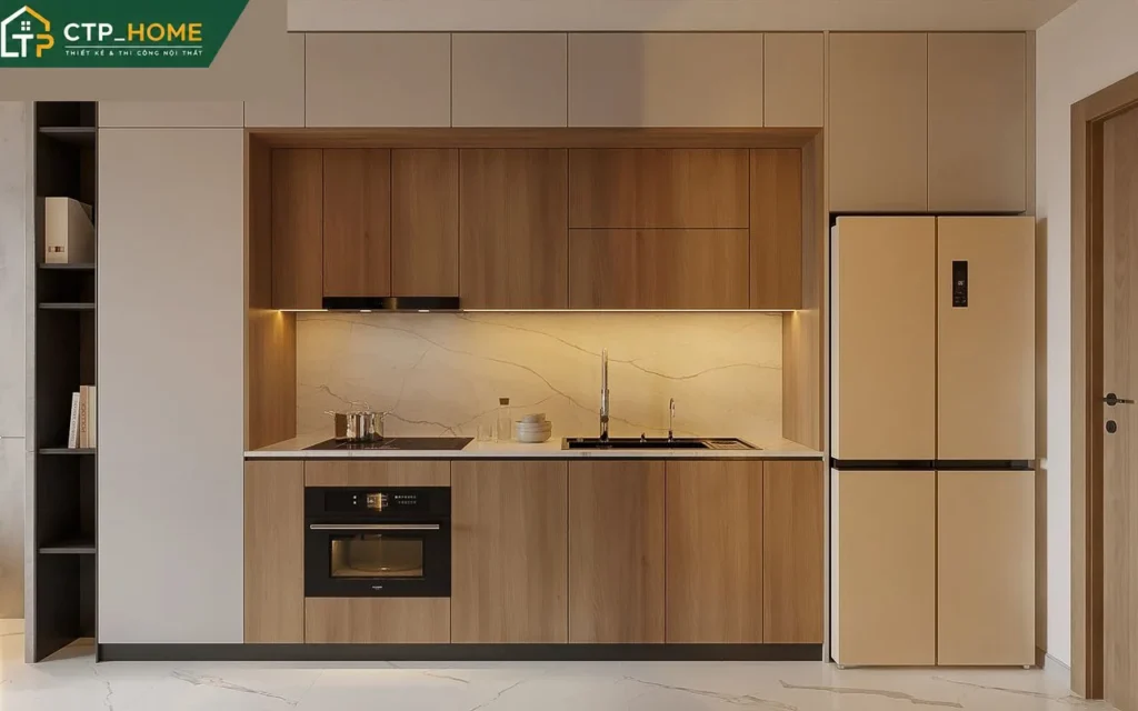 Thiết kế nội thất chung cư Beverly Solari 58m2 2 phòng ngủ hiện đại - Ảnh 4