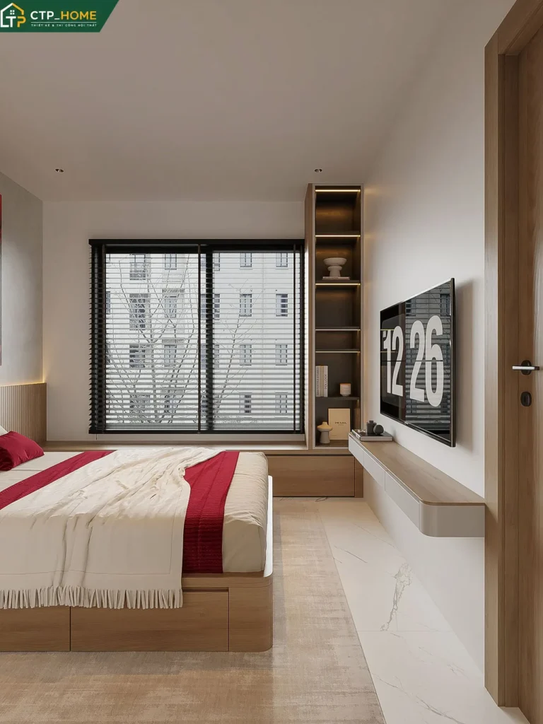Thiết kế nội thất chung cư Beverly Solari 58m2 2 phòng ngủ hiện đại - Ảnh 6