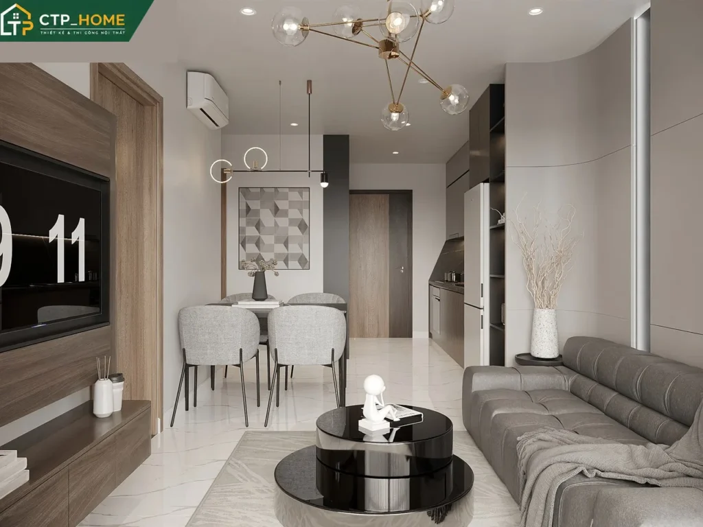 Thiết kế nội thất chung cư Beverly Solari 58m2 hiện đại – CTP_HOME - Ảnh 1