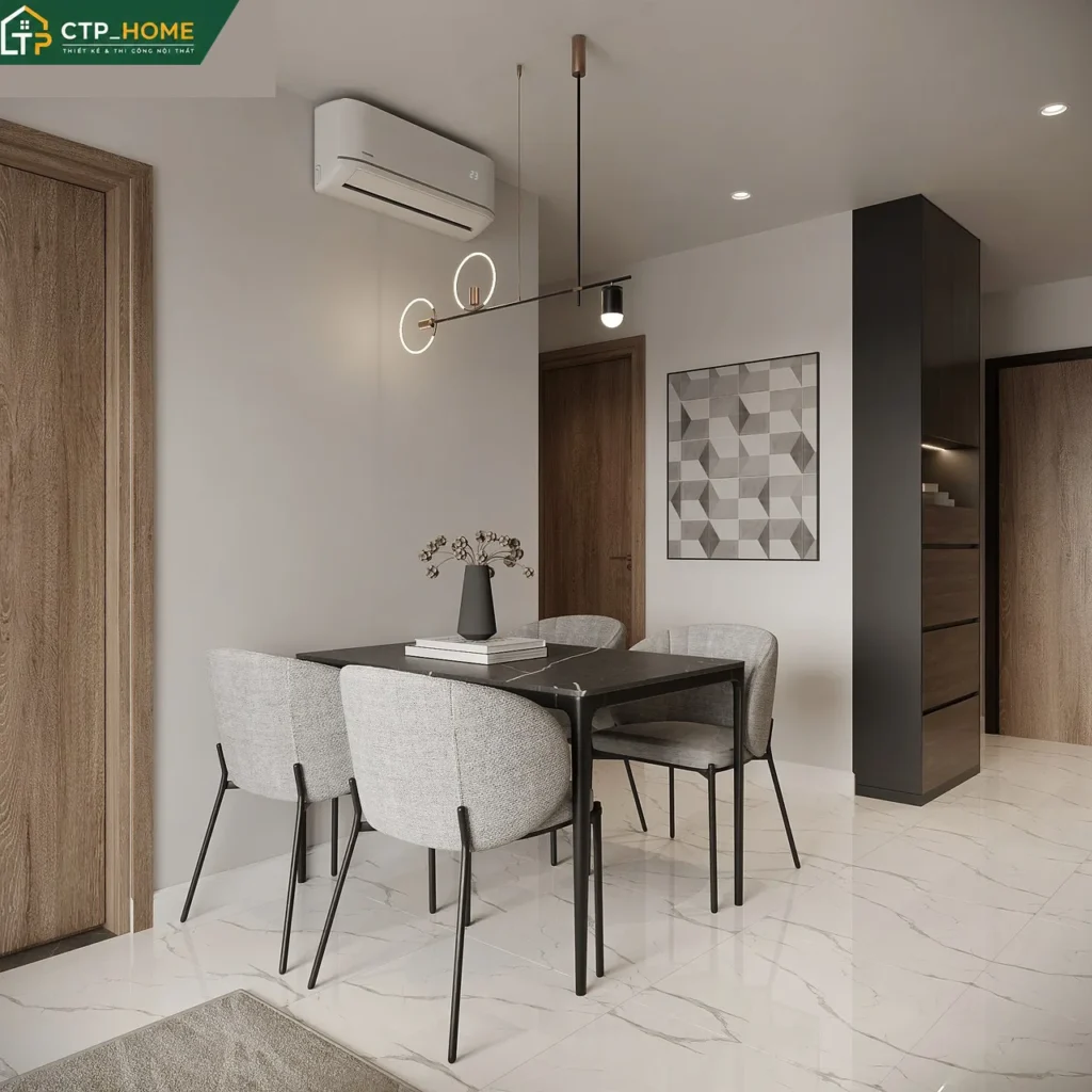 Thiết kế nội thất chung cư Beverly Solari 58m2 hiện đại – CTP_HOME - Ảnh 3