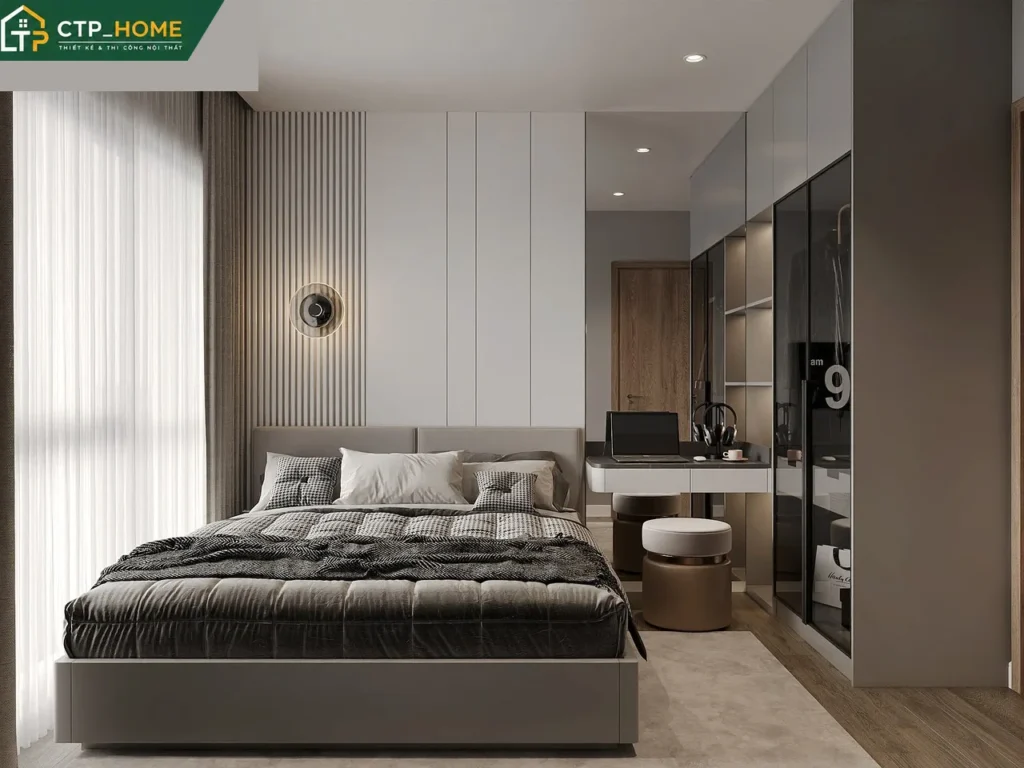 Thiết kế nội thất chung cư Beverly Solari 58m2 hiện đại – CTP_HOME - Ảnh 6