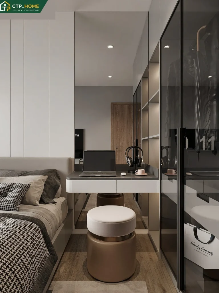 Thiết kế nội thất chung cư Beverly Solari 58m2 hiện đại – CTP_HOME - Ảnh 7