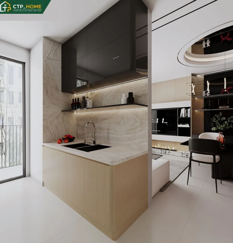 Thiết kế nội thất chung cư Beverly Vinhomes 72m2 hiện đại – Anh D - Ảnh 4