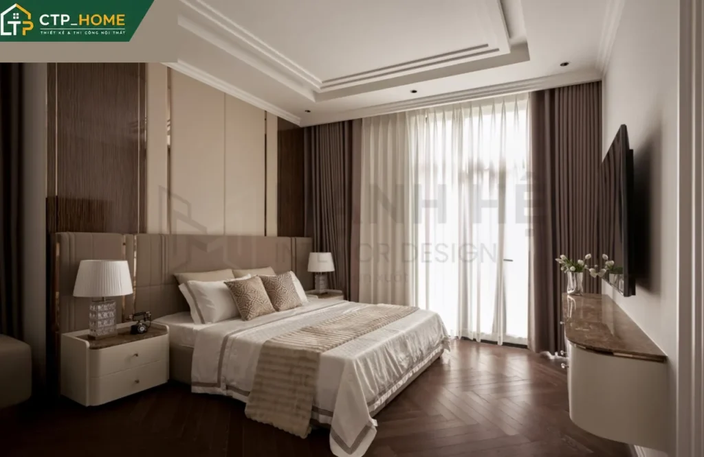 Hoàn thiện nội thất biệt thự đơn lập The Manhattan Vinhomes Grand Park Quận 9 phong cách Lux - Ảnh 6