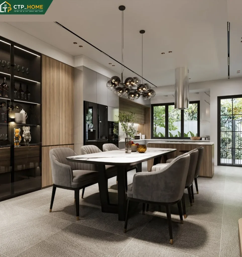 Thiết kế nội thất biệt thự Cần Thơ 3 tầng hiện đại – Anh Trung - Ảnh 1