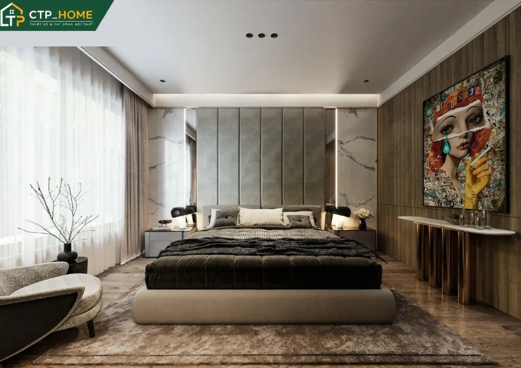 Thiết kế nội thất biệt thự Cần Thơ 3 tầng hiện đại – Anh Trung - Ảnh 8