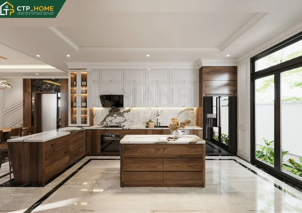 Thiết kế nội thất biệt thự Bến Tre 4 tầng hiện đại – Chị Dung - Ảnh 2