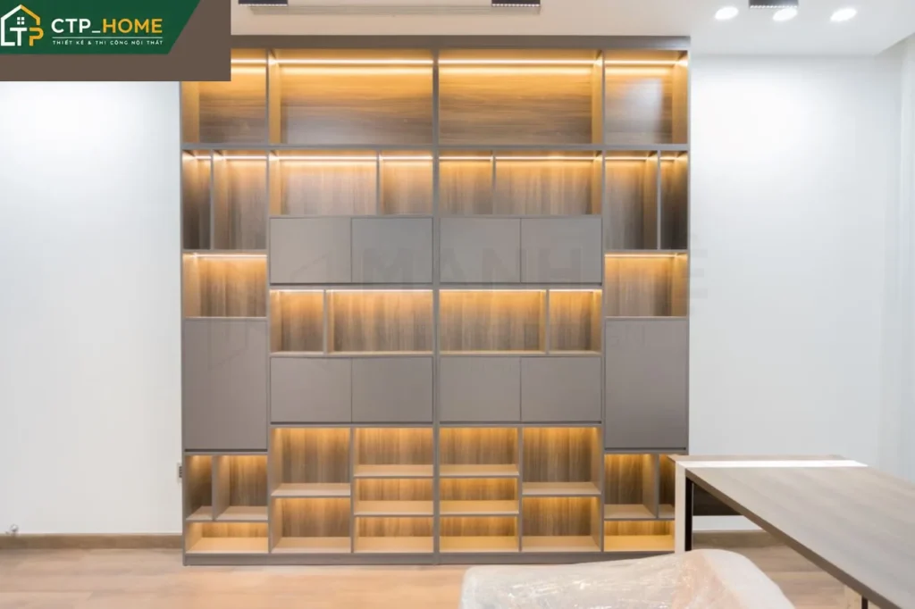 Thiết kế nội thất biệt thự 3 lầu 120m2 Quận 6 phong cách hiện đại sang trọng - Ảnh 4