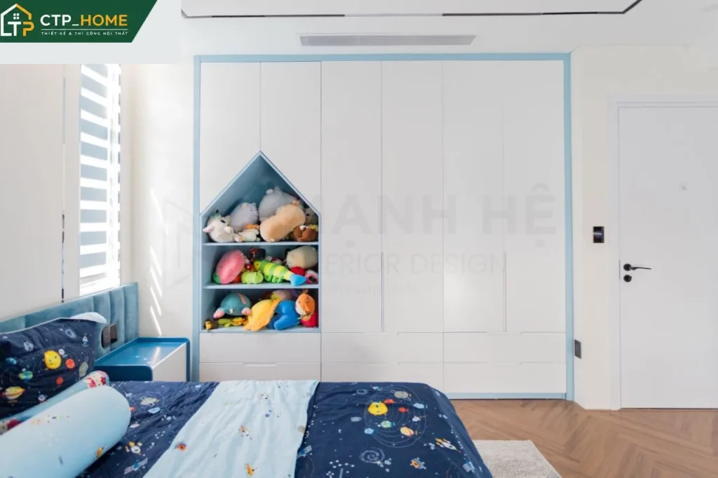 Thiết kế nội thất biệt thự 120m2 3 tầng hiện đại tại TP Thủ Đức - Ảnh 9