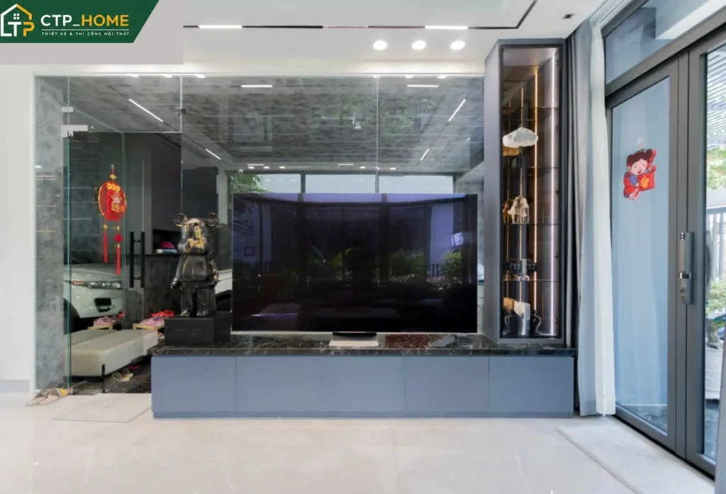 Thiết kế nội thất biệt thự 120m2 3 tầng hiện đại tại TP Thủ Đức - Ảnh 1