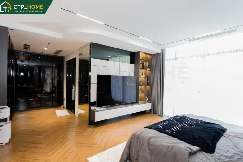 Thiết kế nội thất biệt thự 120m2 3 tầng hiện đại tại TP Thủ Đức - Ảnh 5