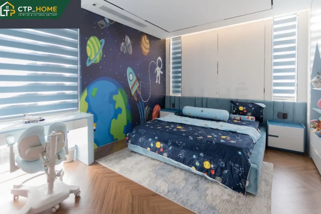 Thiết kế nội thất biệt thự 120m2 3 tầng hiện đại tại TP Thủ Đức - Ảnh 7