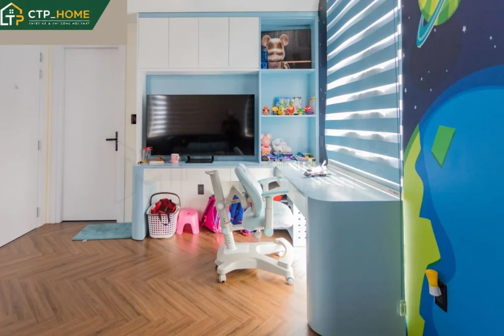 Thiết kế nội thất biệt thự 120m2 3 tầng hiện đại tại TP Thủ Đức - Ảnh 8