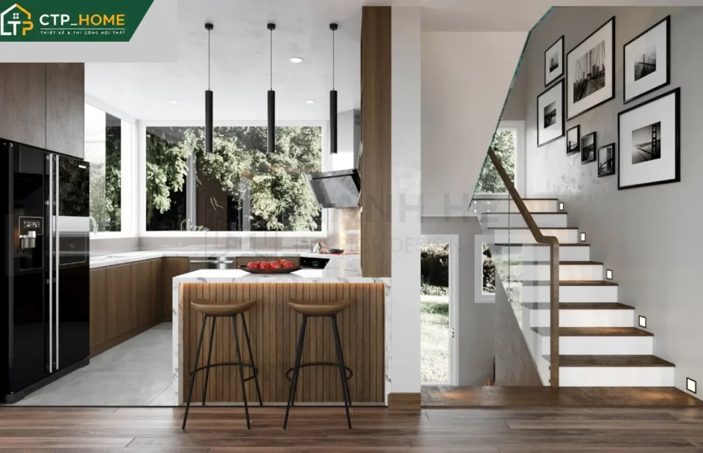 Thiết kế nội thất biệt thự Đà Lạt 3 tầng hiện đại – Anh Cường - Ảnh 3