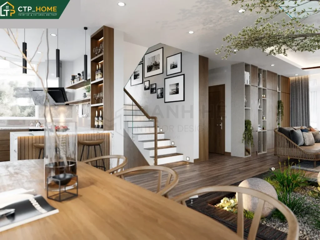 Thiết kế nội thất biệt thự Đà Lạt 3 tầng hiện đại – Anh Cường - Ảnh 5