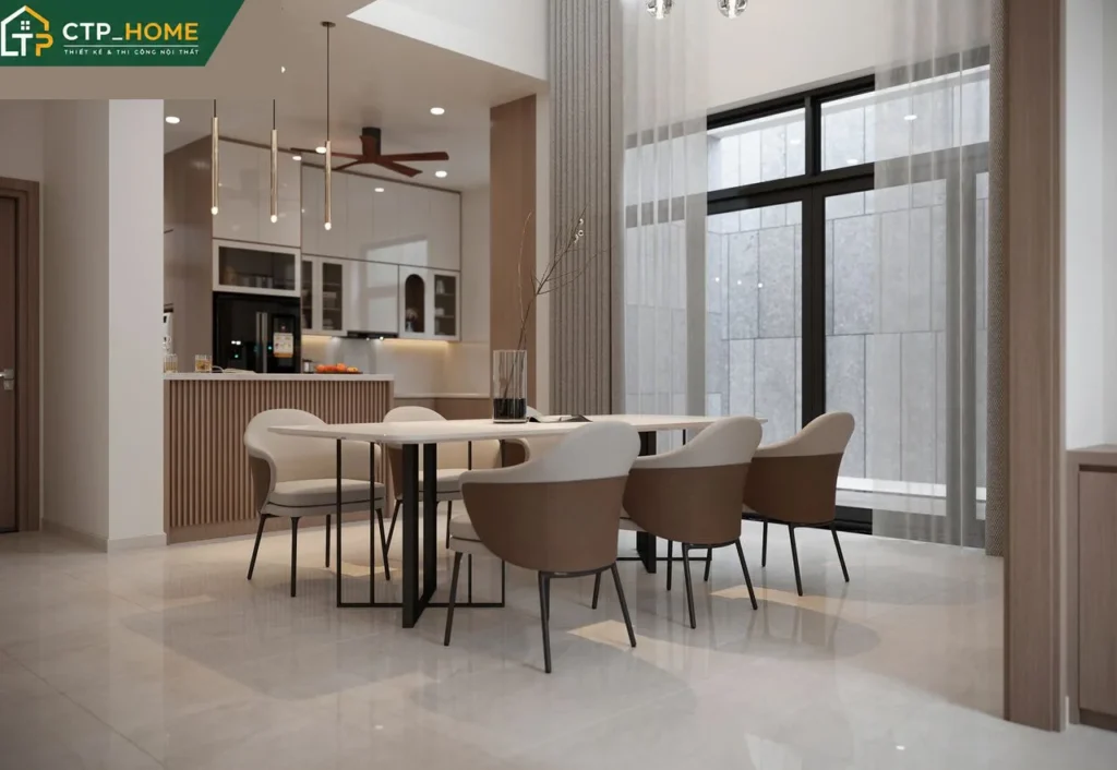 Thiết kế nội thất biệt thự Đồng Nai 3 tầng hiện đại – Chị Ngọc - Ảnh 2