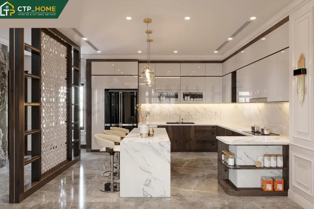 Thiết kế nội thất biệt thự Đồng Tháp 3 tầng hiện đại – Chị Ngọc - Ảnh 5