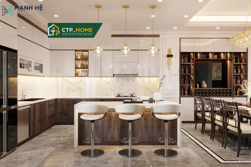 Thiết kế nội thất biệt thự Đồng Tháp 3 tầng hiện đại – Chị Ngọc - Ảnh 6