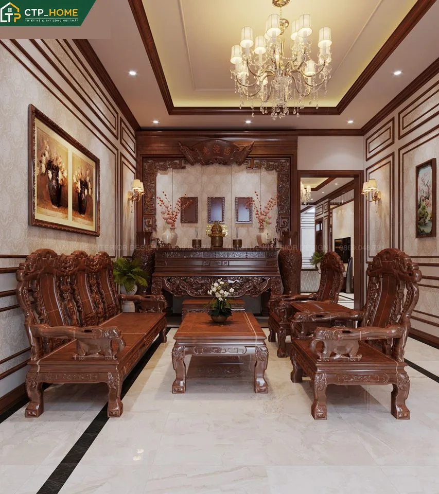 Thiết kế nội thất biệt thự Bến Tre 90m2 3 tầng tại Quận 2 – phong cách hiện đại sang trọng - Ảnh 1