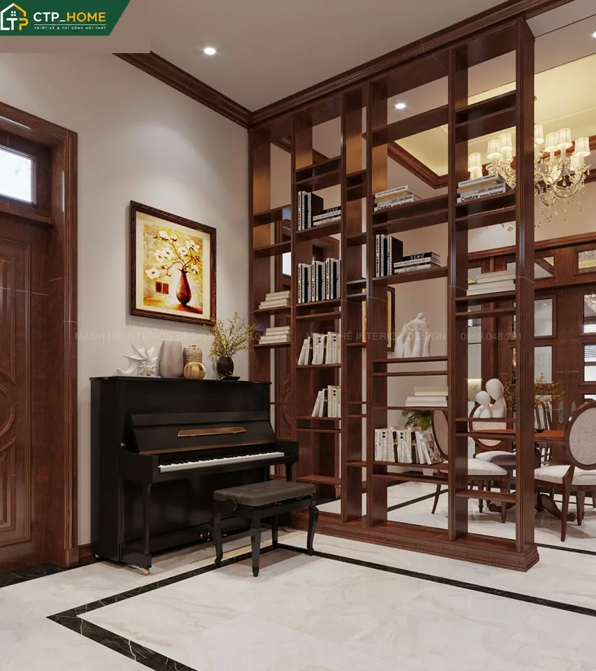 Thiết kế nội thất biệt thự Bến Tre 90m2 3 tầng tại Quận 2 – phong cách hiện đại sang trọng - Ảnh 2
