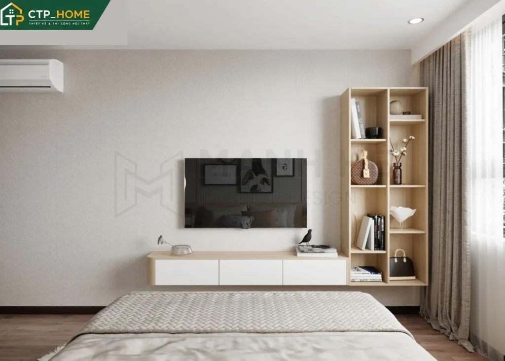 Thiết kế nội thất chung cư C-SkyView 79m2 2PN hiện đại tại TP.HCM - Ảnh 9