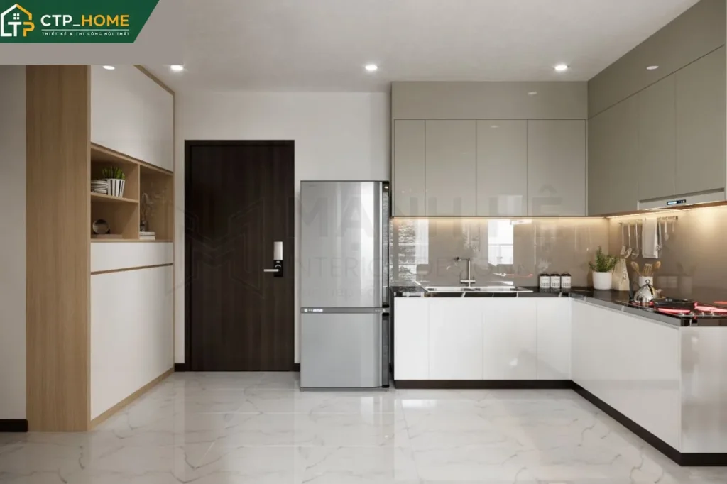 Thiết kế nội thất chung cư C-SkyView 79m2 2PN hiện đại tại TP.HCM - Ảnh 5