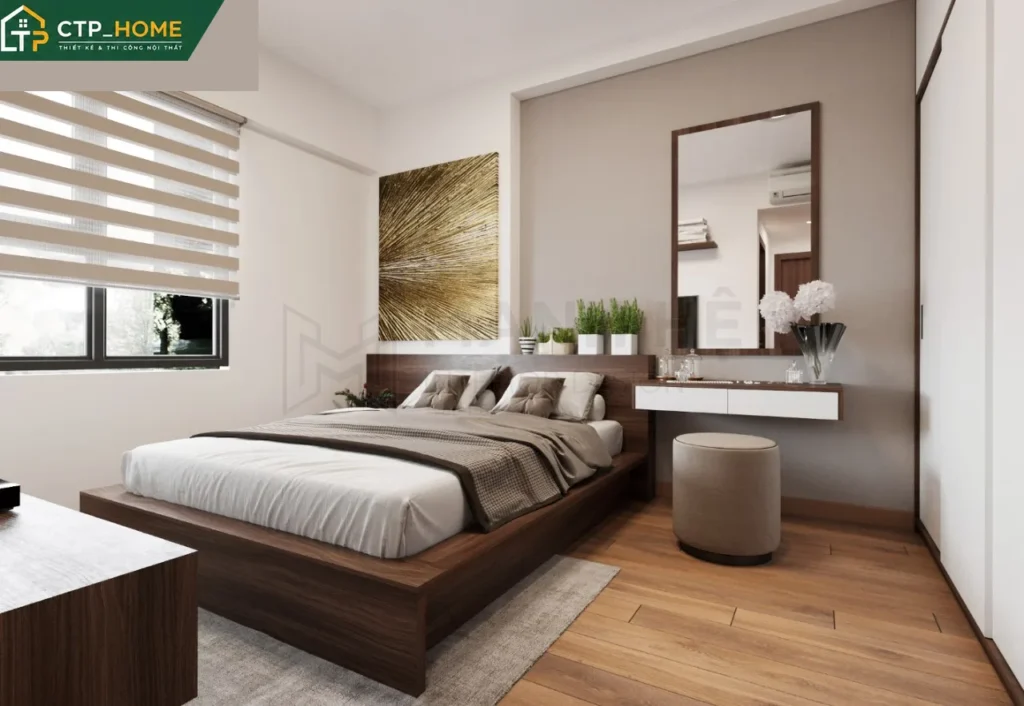 Thiết kế nội thất chung cư Akari City 102m2 hiện đại – CTP_HOME - Ảnh 9