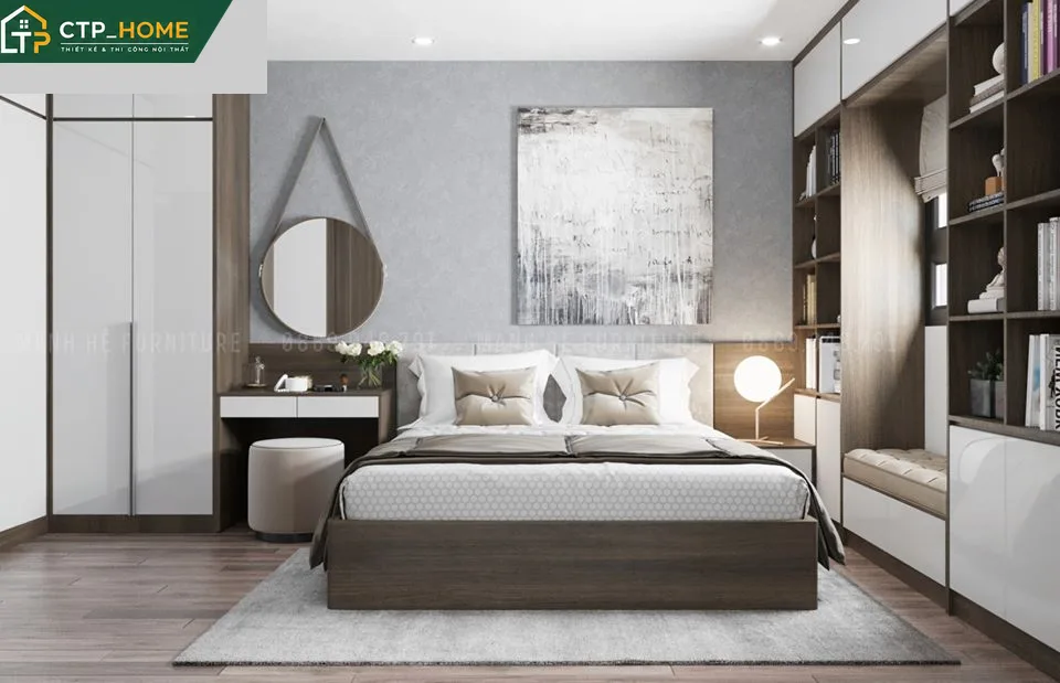 Thiết kế nội thất chung cư City Land 92m2 hiện đại – Anh Cường - Ảnh 4