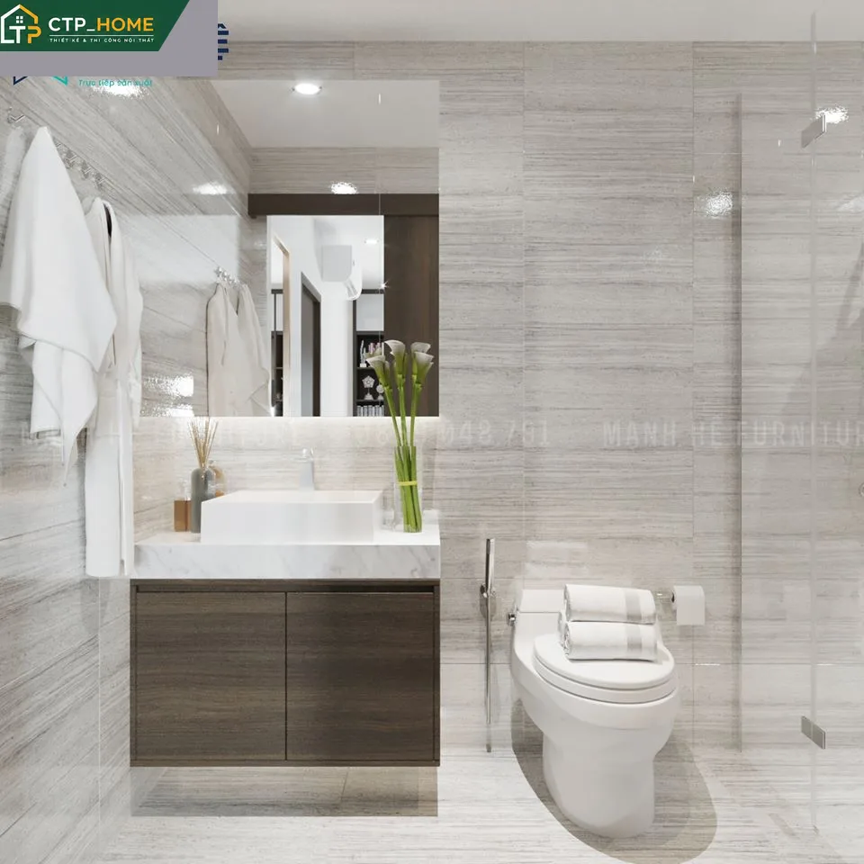 Thiết kế nội thất chung cư City Land 92m2 hiện đại – Anh Cường - Ảnh 7