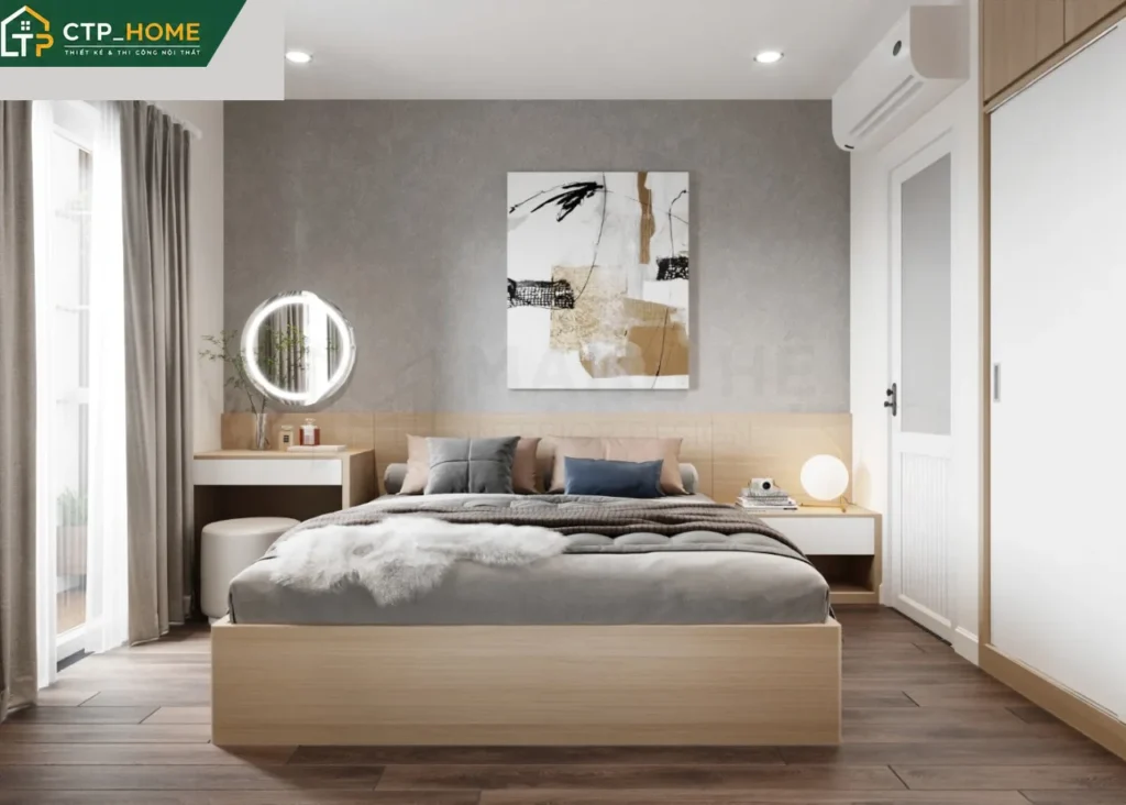 Thiết kế nội thất chung cư Dream Home Palace 62m2 hiện đại – CTP_HOME - Ảnh 6