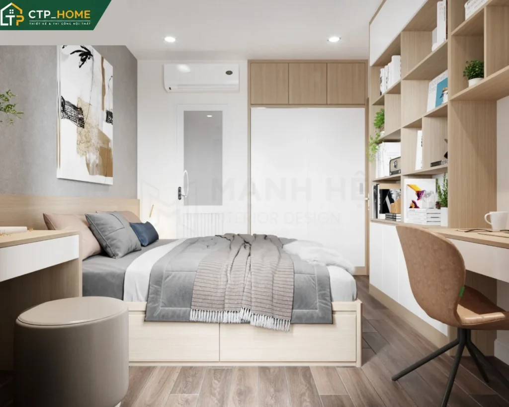 Thiết kế nội thất chung cư Dream Home Palace 62m2 hiện đại – CTP_HOME - Ảnh 7