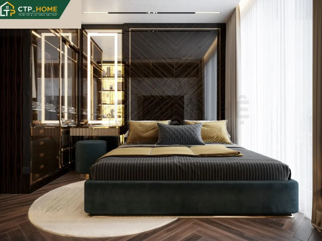 Thiết kế nội thất chung cư Eco Green 67m2 2 phòng ngủ hiện đại - Ảnh 4