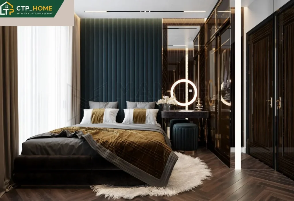 Thiết kế nội thất chung cư Eco Green 67m2 2 phòng ngủ hiện đại - Ảnh 8